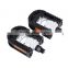 2PCS Ultralight Bike Bicycle Pedals MTB Aluminum Alloy Bearing Non-slip Folding Black Pedals Bike Accessories Parts