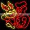 Different shape outdoor led new year motif light decoration