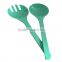 Ecological pretty design low price bamboo fiber spoon green