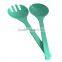 Ecological pretty design low price bamboo fiber spoon green