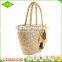 2017 new fashion hand craft women summer shoulder tote shopping sea beach straw bag