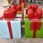 Different colours fiberglass gift-box