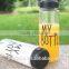 500ML plastic water bottle / Hot sell plastic my bottle for beverage