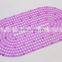 Top grade cross texture pvc coil baby bath mat
