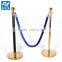 Modern Polished Stainless Steel Barrier Set (2 Posts + 1 Rope)