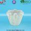 Popular sales flower shape Wooden design Ceramic garden planters