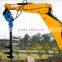 Hydraulic auger for the skid steer loader