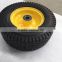 13x5.00-6 flat free PU foam wheel with steel rim