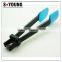 14028 New Style Kitchen and Barbecue Grill Tongs Silicone Plastic Handle Food Tong