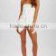 strapless playsuit waist bow-tie sexy women rompers playsuit for summer