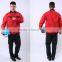 Orange Short Sleeve Zipper Front Reflective Shirt&Pant Welding Gardening Uniform