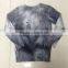 Children's no hand feeling reactive printing 100% cotton cardigan sweater
