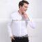 High-quality black mandarin collar slim fit men shirt 2016
