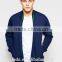 Blue fleece track jacket, sports jacket men