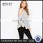 Sweater With Cold Shoulder And Side Splits For Women Light Weight Ladies Custom Gray Knitted Sweaters Loose
