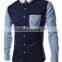 whoelsale cheap mens latest fancy casual shirt with pocket