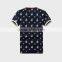 Fashion Print Summer Men's Polo Shirt With Ribbon