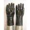 Supply Black PVC coated gloves Gauntlet  40cm