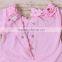2016 wholesale sweetheart cute spring autumn longsleeve pink ruffles newbron baby romper baby girls jumpsuits