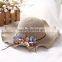 B40510A Beautiful women church hats straw beach hats