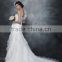 Wholesale Elegant A-line Sweetheart one shoulder Lace wedding gown with Long Sleeves wedding Bridal dress AS284