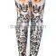 Tiger Head Printing Cotton Leggings