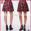 red and black checked cheer leading skirt