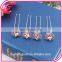 Korean butterfly Rhinestone Pin hair accessories hairpin small u for bride jewelry