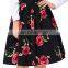 Grace Karin Women Pleated Vintage Cotton Floral Print Skirt CL6294-19