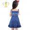 Hot selling 2016 new fashion design denim kids dresses