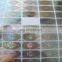 Custom Rectangle Silver Hologram Label with Adhesive Glue