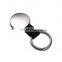 Double sides metal custom design round keychain