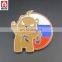 Zhongshan iron souvenir die cast metal badge