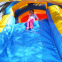 4 in 1 royal Bouncy castle with slide, castle inflatable combo, Inflatable jumping castle for sale