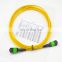 Loose Tube Fiber Optic Cable Single mode Multimode MPO MTP Male Female Connector Assembly