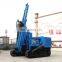 Mountain Telescopic slip pile driver Large slope screw hammer pile driver