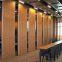 Mount Soundproof Sliding Movable Mirror Partition Wall In office Partitions