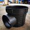 На пересечении трубопроводов скважину для обследования из HDPE
