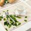 Custom Green Leaf Printing Western Dining Table Mat