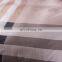 Bed Sheets 4Pcs Set Khaki Custom cross stripe Design Comforters Bedding Sets