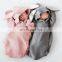 Rabbit Animal Folded Cuff Knitted Outfit Envelope Baby Sweater Sleep Sack
