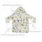 Faus mink hooded toddler bathrobe white sherpa plush robe kids baby animal bathrobe 0-18M