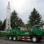 Back aligned oil production truck for oilfield