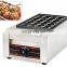 electric takoyaki grill pan equipment commercial takoyaki machine in street