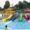 Most popular big fiberglass slide+mini water spray park