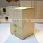 Drawer style Solid Pine Wood Storage Box Accept OEM