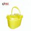 2019 Customized Single Cavity Yellow Mop Bucket Mould