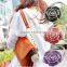 New Rose Flower Folding Purse Handbag Bag Accessories Table Hook Hanger Holder