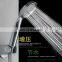 Supercharged chrome finish hand held rain shower set