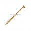 5X75 Chipboard Screws Squar Head Galvanized Chipboard Screw Steel Wire Nail